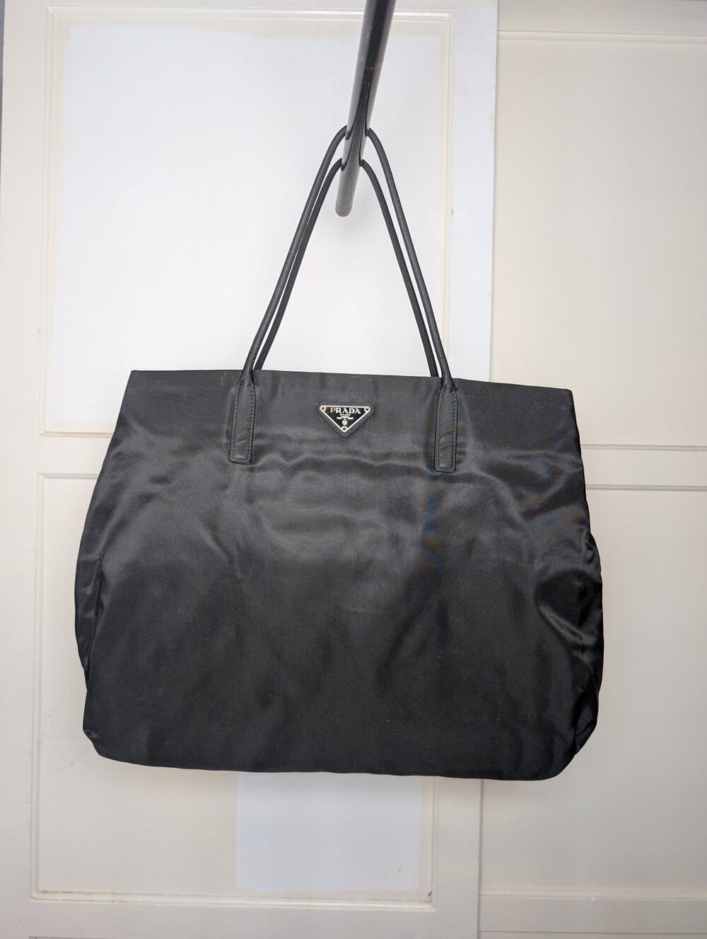 Prada Tessuto Large Nylon Tote Bag W/ Entrupy COA
